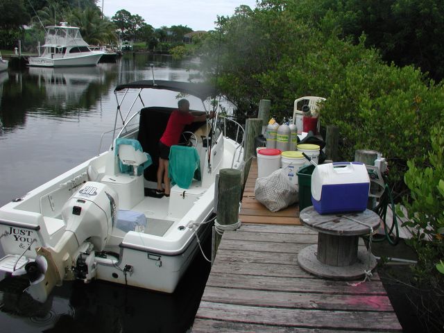 Diving for Lobster in Florida